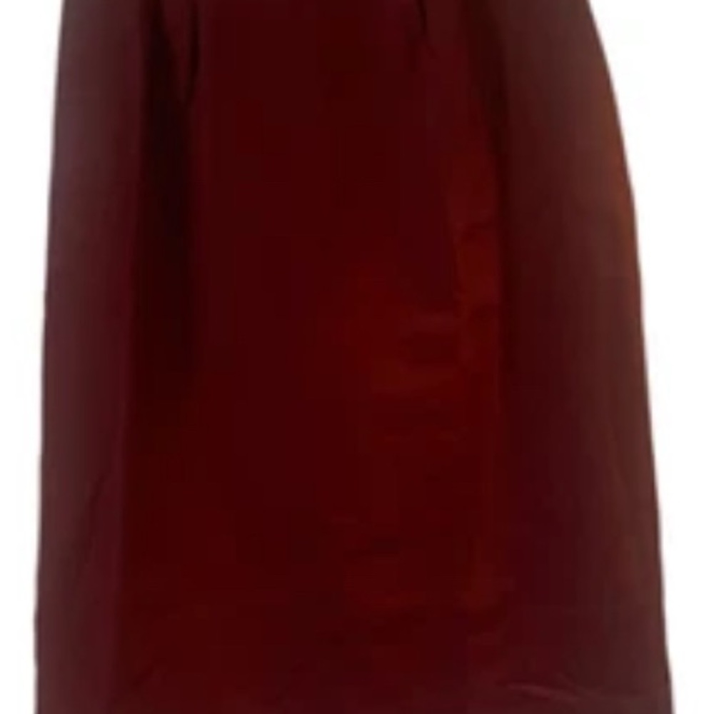 Pre Owned Women’s Pretense Skirt Cranberry Red Sz 11-12 Classic Casual Comfort